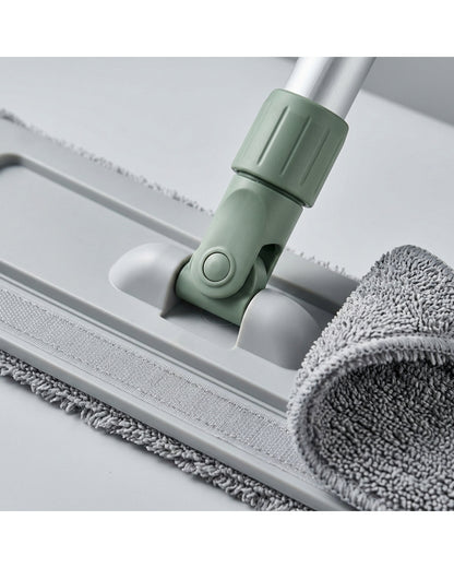 Zvlo Telescopic Flat Mop 45 cm with 3 Pads Sage Green - Detail view